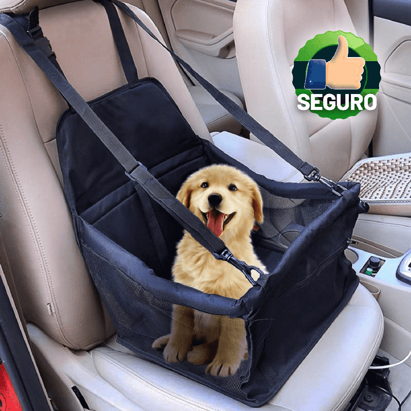 Cadeirinha de Cachorro para Carro Impermeável – PetMimos