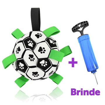 PROMOÇÃO Bola Interativa com alças para cachorro + Brinde Válvula para encher - PetMimos